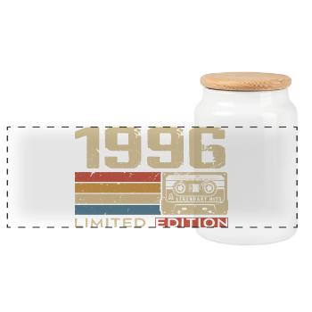 Legends 1996 Vintage 1996 Jubilee 1996 vintage - Panoramic Cookie Jar with Wooden Lid - white - Front