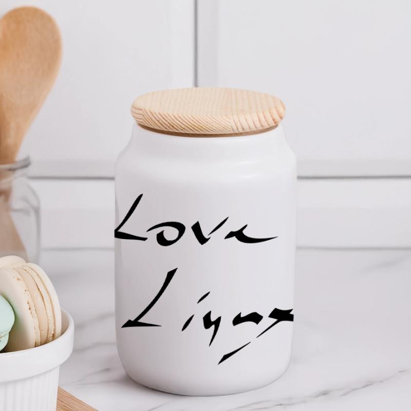 Linux, Software, Programming Panoramic Cookie Jar with Wooden Lid