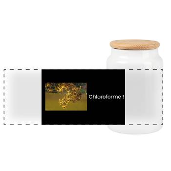 Streetwear Chloroforme - Boîte à biscuits avec couvercle en bois - blanc - Devant