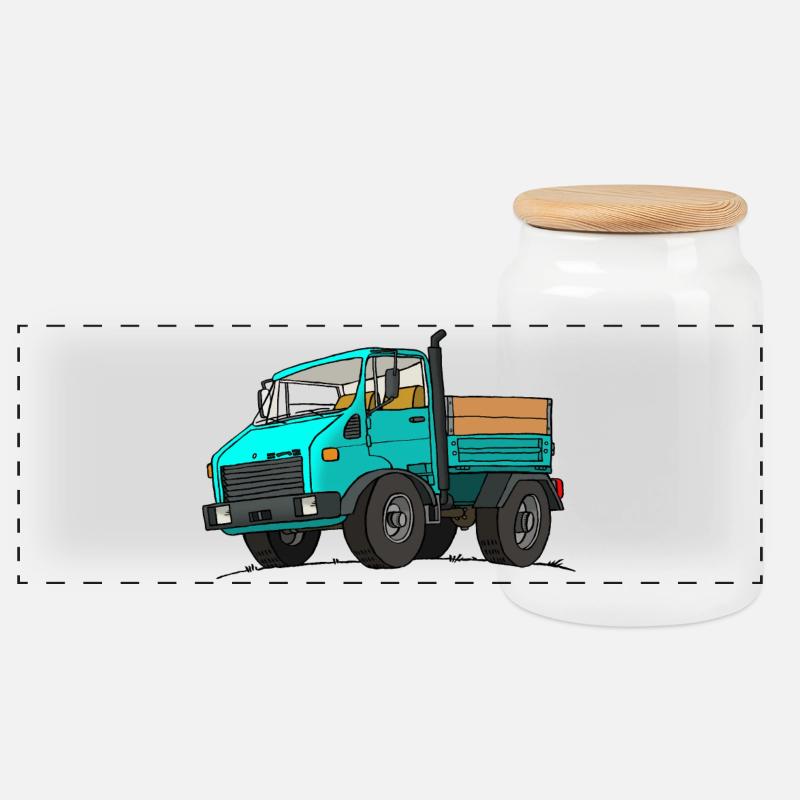 I Mog di 2 - Panorama Keksdose mit Holzdeckel - Weiß