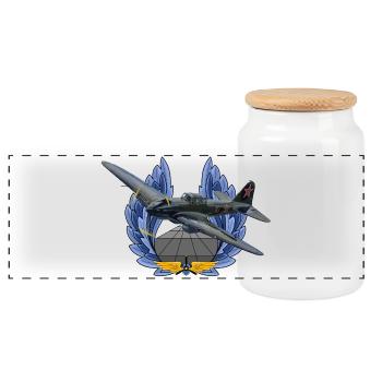 IL-2 - Panorama Keksdose mit Holzdeckel - Weiß - Vorne