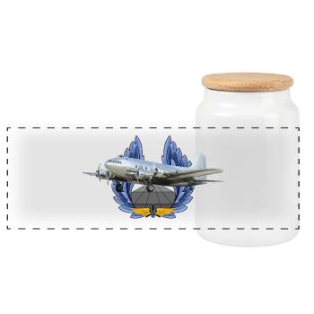 Modèle 307 Stratoliner - Boîte à biscuits avec couvercle en bois - blanc - Devant