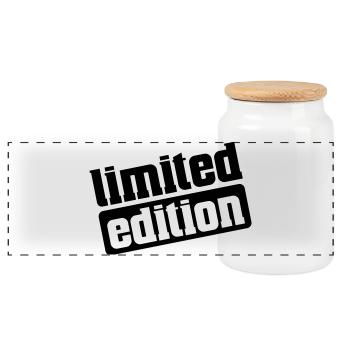 limited_edition - Boîte à biscuits avec couvercle en bois - blanc - Devant