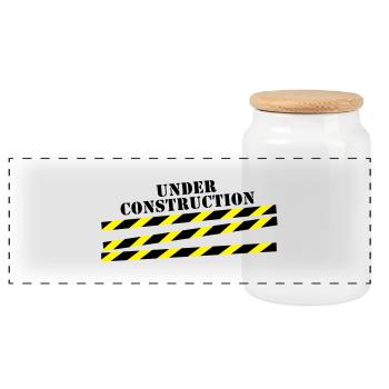 under_construction__f2 - Panorama Keksdose mit Holzdeckel - Weiß - Vorne