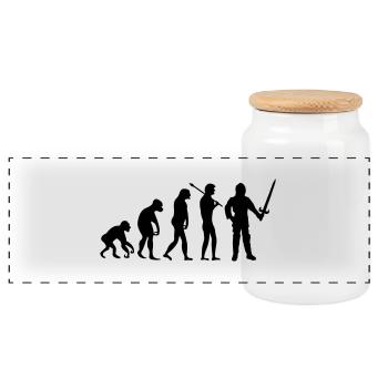 ritter_evolution - Panorama Keksdose mit Holzdeckel - Weiß - Vorne