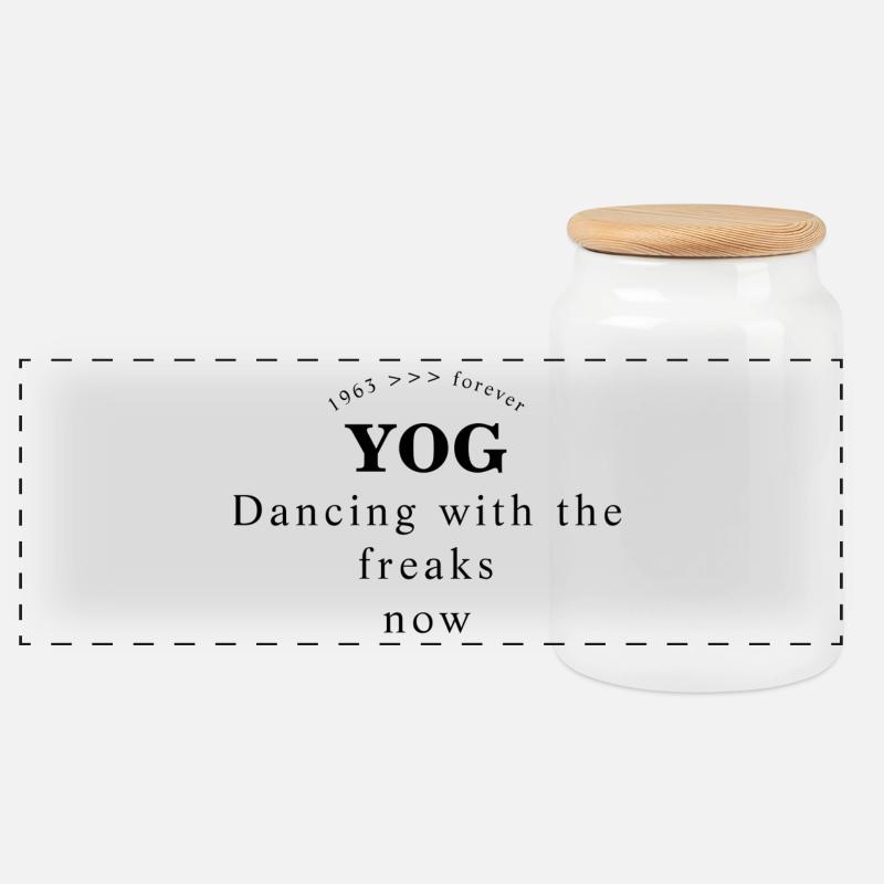 George Michael YOG Dancing with the freaks now - Panorama Keksdose mit Holzdeckel - Weiß