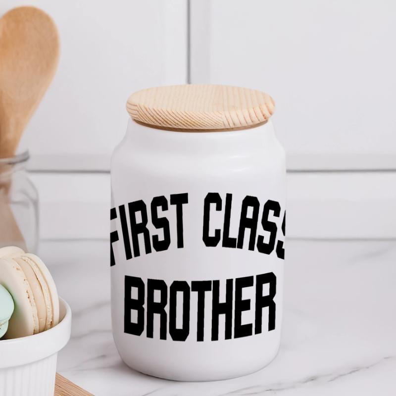 Første klasses bror Kagedåse med trælåg