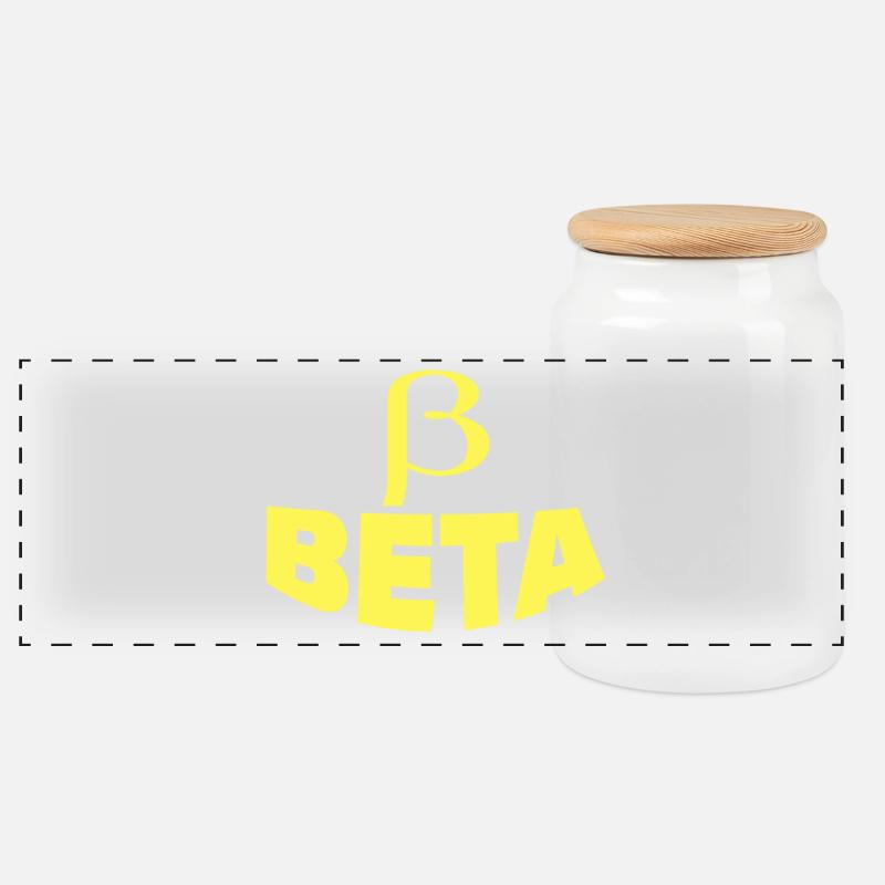 BETA - Panorama Keksdose mit Holzdeckel - Weiß