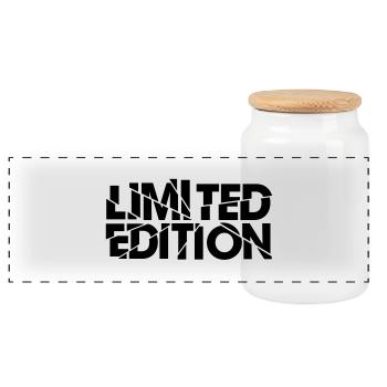 limited_edition - Panorama Keksdose mit Holzdeckel - Weiß - Vorne