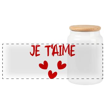 GERADE VERHEIRATET. Junggesellinnenabschied. VALENTINSTAG. PAAR - Panorama Keksdose mit Holzdeckel - Weiß - Vorne