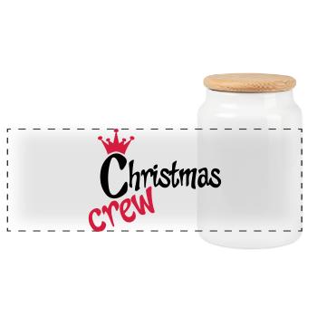 Super design pour Noël - Boîte à biscuits avec couvercle en bois - blanc - Devant
