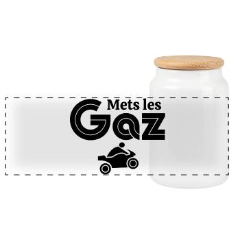 moto, fan de moto, motarde - Boîte à biscuits avec couvercle en bois - blanc - Devant