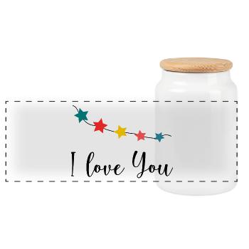 NOËL. ANNEE. ANNIVERSAIRE. RETRAITE. FÊTE DES PERE - Boîte à biscuits avec couvercle en bois - blanc - Devant