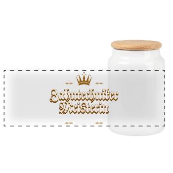 Zahntechnikermeister 2026 T-Shirt - Panorama Keksdose mit Holzdeckel - Weiß - Vorne