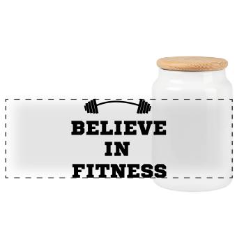 culturiste, musculation,fitness,entraînement,bête - Boîte à biscuits avec couvercle en bois - blanc - Devant