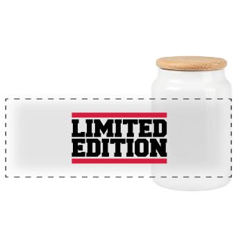 limited_edition_design_pa2 - Panorama Keksdose mit Holzdeckel - Weiß - Vorne