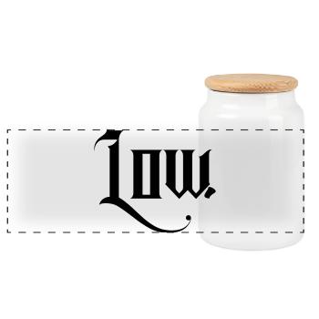 Men Women Tshirt Tuning Car Car Deep Low 2.0 - Panoramic Cookie Jar with Wooden Lid - white - Front
