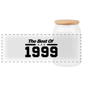 The best of 1999 - Panorama Keksdose mit Holzdeckel - Weiß - Vorne