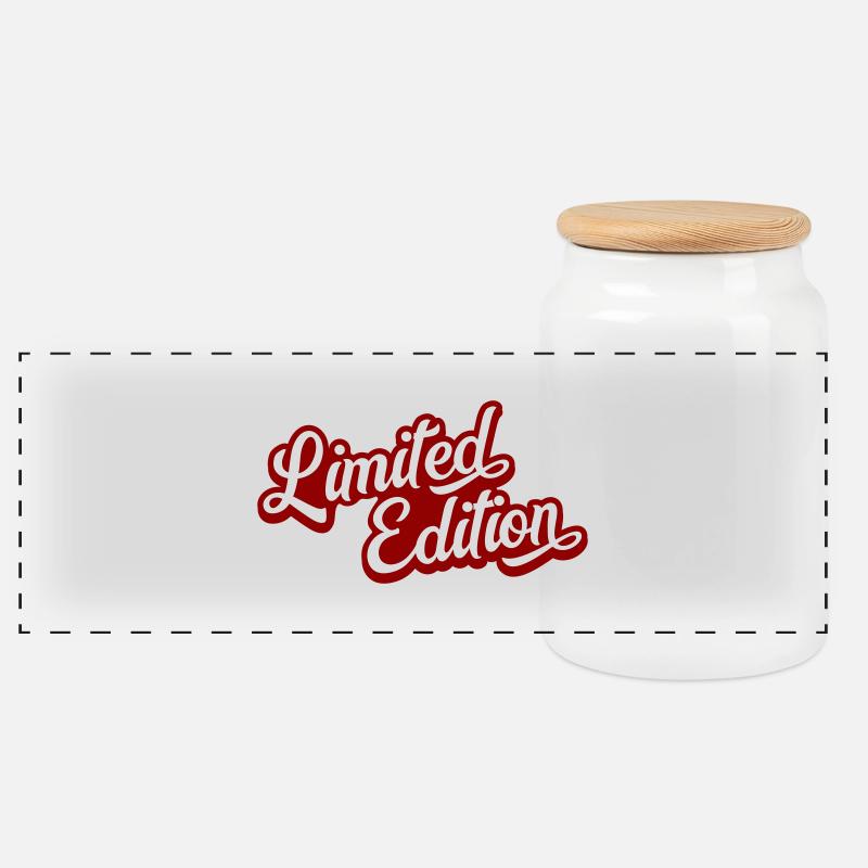Limited Edition - Panorama Keksdose mit Holzdeckel - Weiß