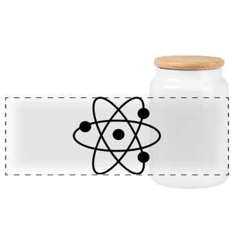 2541614 15071217 science - Boîte à biscuits avec couvercle en bois - blanc - Devant