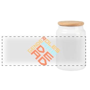 Gender Roles Are Dead Statement Freedom Saying - Panoramic Cookie Jar with Wooden Lid - white - Front