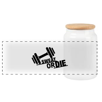 sweat_od_die__2__f1 - Boîte à biscuits avec couvercle en bois - blanc - Devant