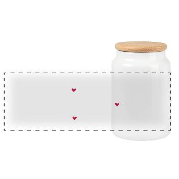 Best physiotherapist ever - Panoramic Cookie Jar with Wooden Lid - white - Front