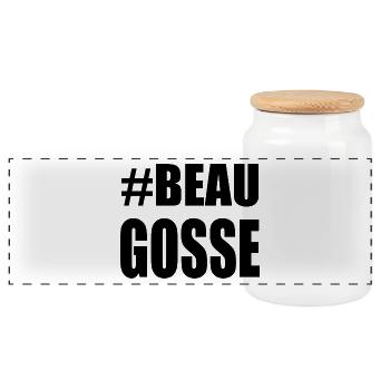 NOËL. ANNEE. ANNIVERSAIRE. RETRAITE. FÊTE DES PERE - Boîte à biscuits avec couvercle en bois - blanc - Devant