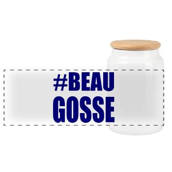 NOËL. ANNEE. ANNIVERSAIRE. RETRAITE. FÊTE DES PERE - Boîte à biscuits avec couvercle en bois - blanc - Devant