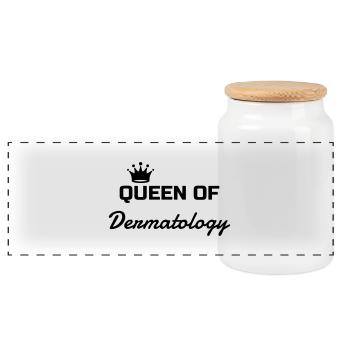 Dermatologie / Dermatologe / Dermatologin / Job - Panorama Keksdose mit Holzdeckel - Weiß - Vorne