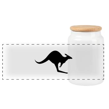 Kangaroo__V004 - Panorama Keksdose mit Holzdeckel - Weiß - Vorne