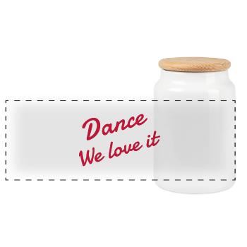 Dance - Tanz - Danse - Music - Opera - Musik - Panoramic Cookie Jar with Wooden Lid - white - Front