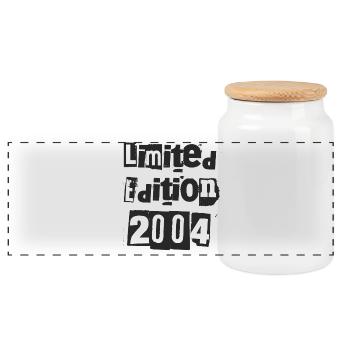 Limited Edition 2004 - Panorama Keksdose mit Holzdeckel - Weiß - Vorne