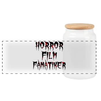 Kinoabend Movies Statement Kino Nacht Filme - Panorama Keksdose mit Holzdeckel - Weiß - Vorne