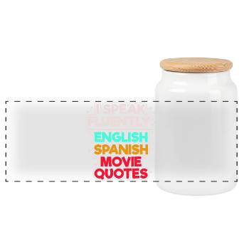 Déclaration Films Streaming Film Regarder Cineaste - Boîte à biscuits avec couvercle en bois - blanc - Devant