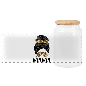 Meilleure maman de tous les temps - Boîte à biscuits avec couvercle en bois - blanc - Devant
