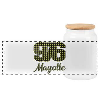 T SHIRT 976 MAYOTTE_Vêtements  - Boîte à biscuits avec couvercle en bois - blanc - Devant