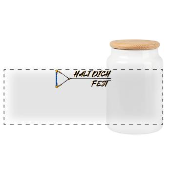 Wellenreiten Wakeboard Wassersport Statement - Panorama Keksdose mit Holzdeckel - Weiß - Vorne