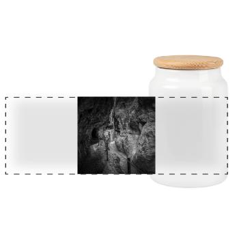 Gorges de Partnach Garmisch-Partenkirchen Bavière Poster - Boîte à biscuits avec couvercle en bois - blanc - Devant