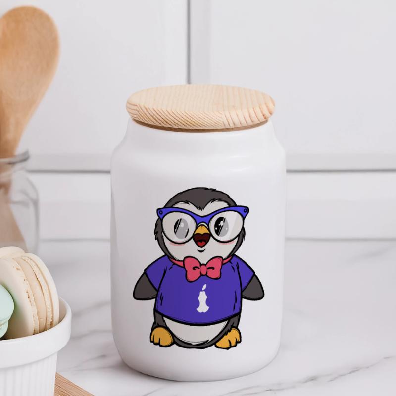 Softwareentwickler Code Developer Programmierer Panorama Keksdose mit Holzdeckel