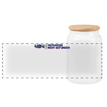 Déclaration de débogage du code développeur Entwickler Dev - Boîte à biscuits avec couvercle en bois - blanc - Devant