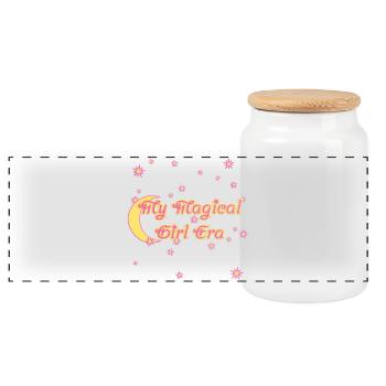 My Magical Girl Era - Panorama Keksdose mit Holzdeckel - Weiß - Vorne