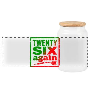 Sweat à capuche de fléchettes 26 points Légendaire raté - Boîte à biscuits avec couvercle en bois - blanc - Devant