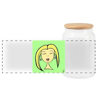 Bez_nazwy_181_202604291339_26166 - Panoramic Cookie Jar with Wooden Lid - white - Front