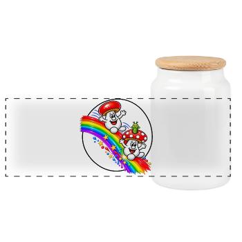 file_000000002300820a9cfff0d3fa8975d3 - Panorama Keksdose mit Holzdeckel - Weiß - Vorne