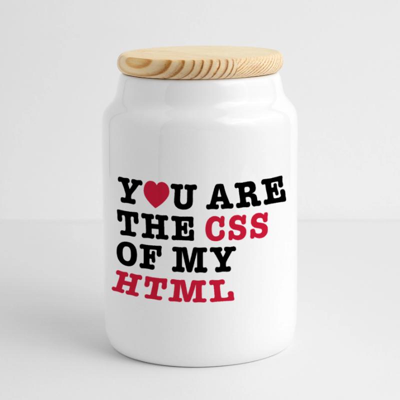 vous êtes le css de mon html Boîte à biscuits avec couvercle en bois