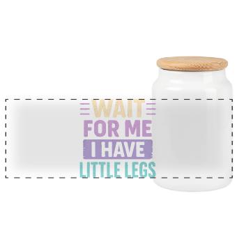 Idée de cadeau amusant pour un mème d’humour de proverbe mignon - Boîte à biscuits avec couvercle en bois - blanc - Devant