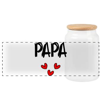 NOËL. ANNEE. ANNIVERSAIRE. RETRAITE. FÊTE. COEUR. - Boîte à biscuits avec couvercle en bois - blanc - Devant