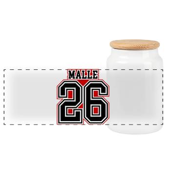 Malle 26 Trikot 2026 - Panorama Keksdose mit Holzdeckel - Weiß - Vorne