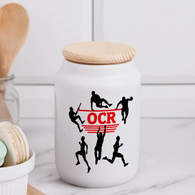 Puissance OCR – Conception de courses d’obstacles Boîte à biscuits avec couvercle en bois